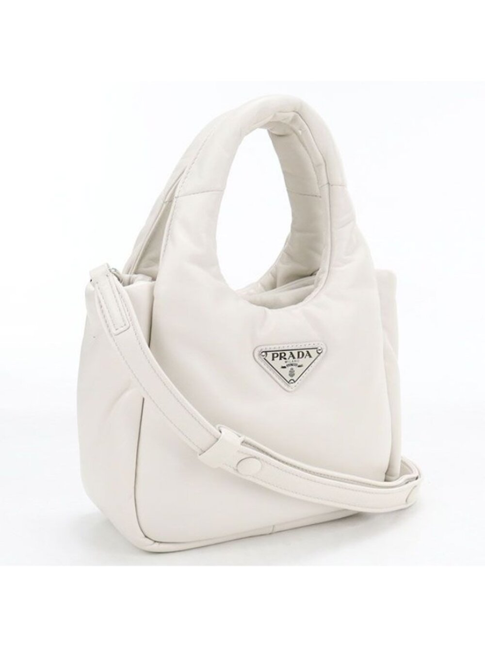 Prada Handbag Leather White